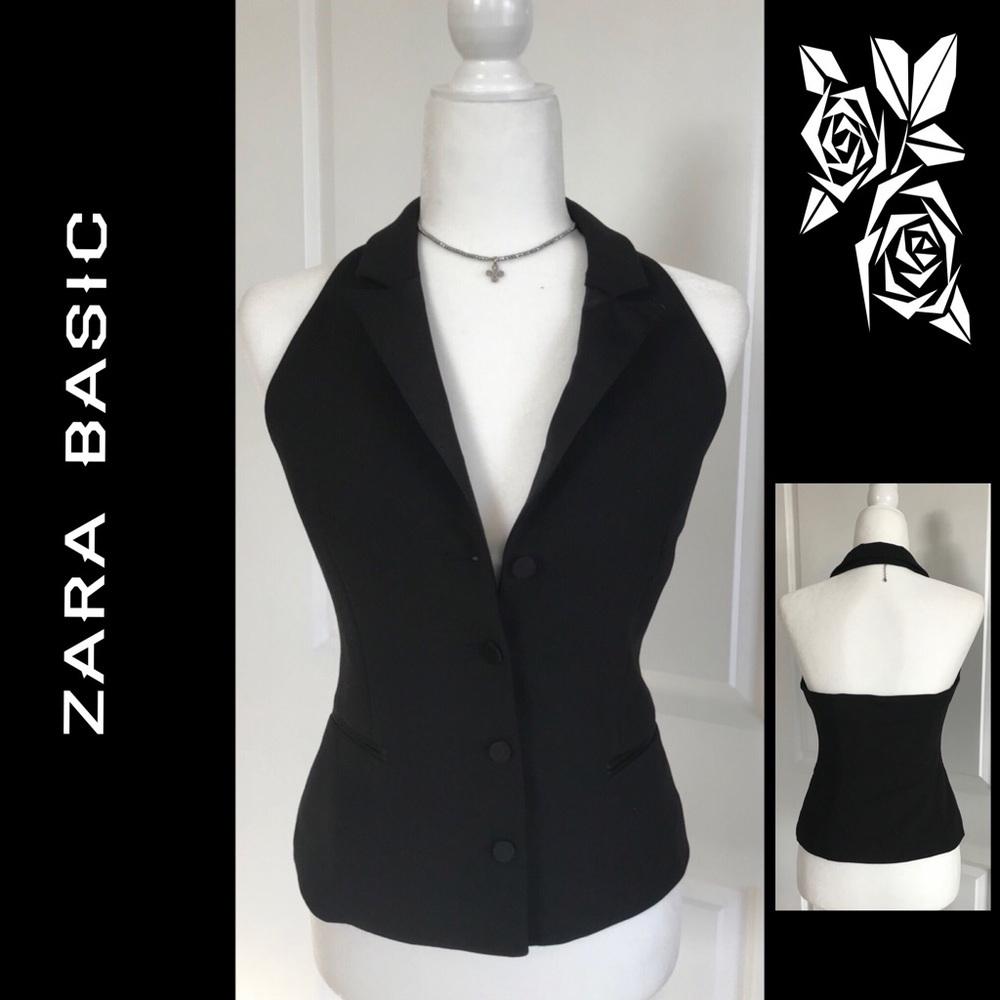 Sexy Black Vest by ZARA BASIC 🌺